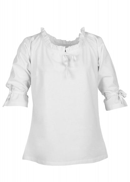 Imagen de Blusa medieval Birga, 3/4 mangas, blanco 1280020430 parte de nuestra colección en Espadas y más, sitio oficial.