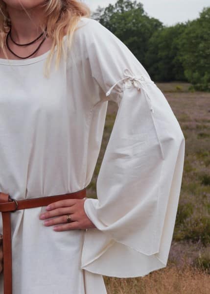 Vestido Medieval mujer mangas trompeta, negro ⚔️ Tienda-Medieval