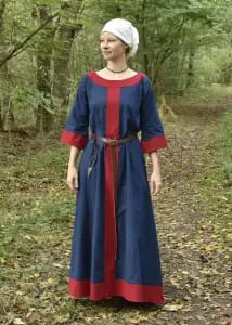 Vestido medieval Gudrun, Varios colores - Espadas y Más