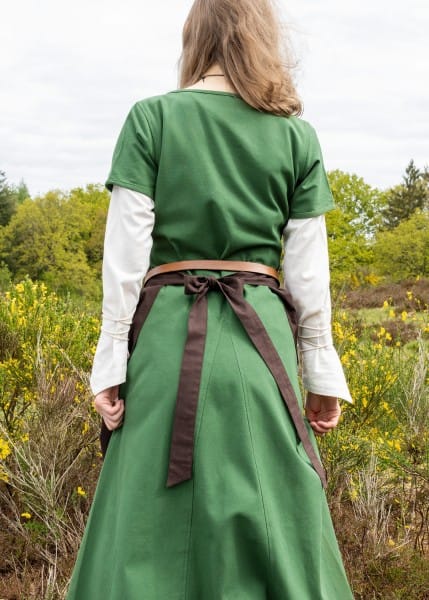Cotehardie Ava de manga corta, vestido medieval, Burdeos o Verde 1280021140 - Espadas y Más