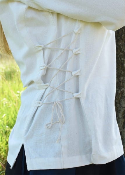 Blusa medieval Aila con cordón, Varios Colores  1280021810 - Espadas y Más