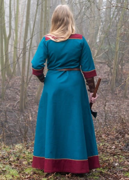 Vestido medieval Gesine de lona,Varios Colores 1280021960 - Espadas y Más