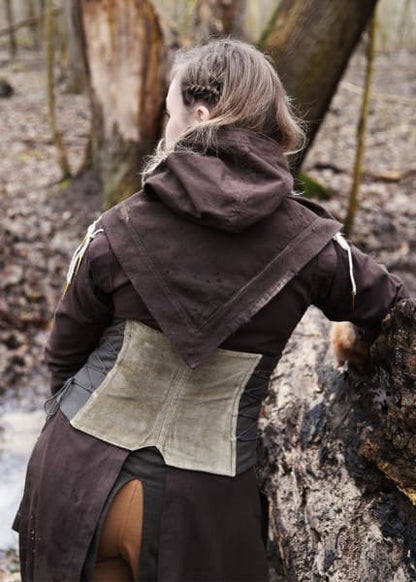 Imagen de Bodice de terciopelo medieval Anik, verde 1280023660 parte de nuestra colección en Espadas y más, sitio oficial.