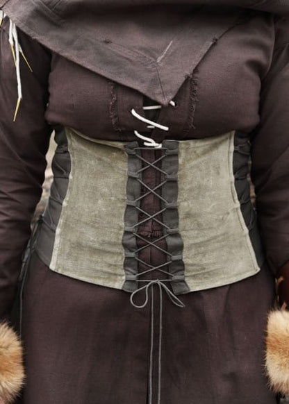 Imagen de Bodice de terciopelo medieval Anik, verde 1280023660 parte de nuestra colección en Espadas y más, sitio oficial.