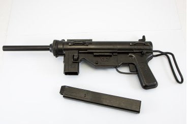 1313 AMETRALLADORA M3 CALIBRE .45 "GREASE GUN" USA 1942 (2ªGM) - Espadas y Más