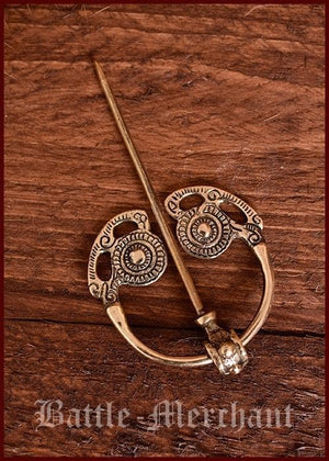 1401901200 Broche vikingo de Goldsborough, latón - Espadas y Más