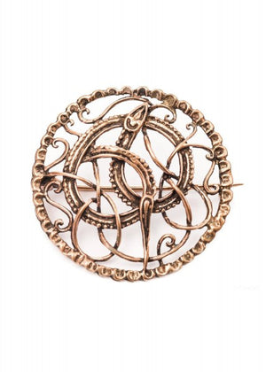 1404630900 Broche vikingo serpiente Midgard - Espadas y Más
