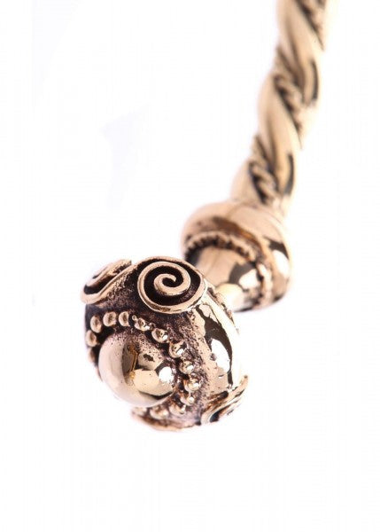 Torques, collar celta de bronce, con cordones 1404818270 - Espadas y Más