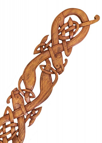 Decoración de pared Celtic Dogs 2, tallados a mano 1504002600 - Espadas y Más