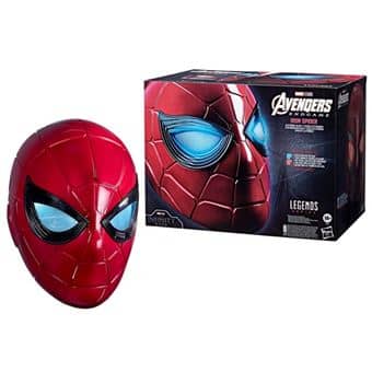 Casco electrónico Spiderman Iron Spiderman Hasbro oficial - Espadas y Más
