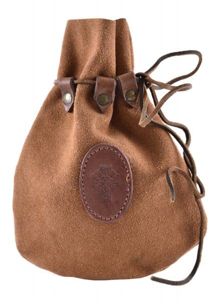 1616416500 Bolsa de cuero medieval celta