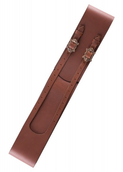 Cinturón pirata hecho de cuero con dos hebillas, varios. Colores 1616445200 - Espadas y Más
