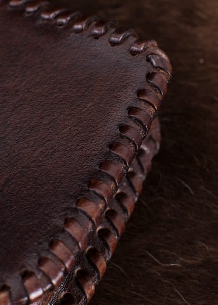 Bolso de cuero celta, bolso de cinturón medieval, motivo picto - Espadas y Más