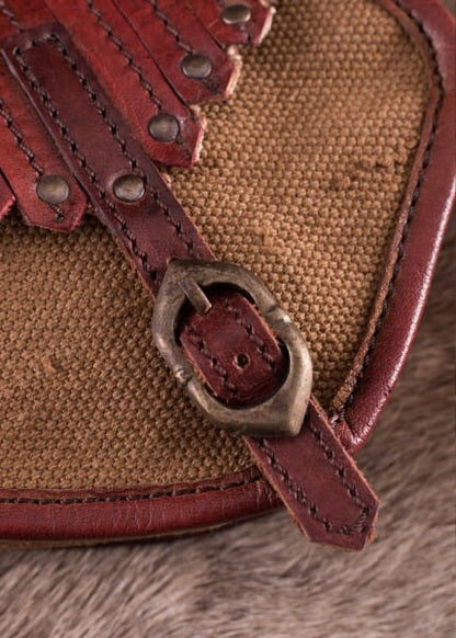 Imagen de Bolso de estilo vikingo, cuero y lona  1616619500 parte de nuestra colección en Espadas y más, sitio oficial.