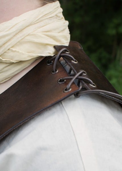 Coraza / armadura de cuero con cordones frontales 1616652100 - Espadas y Más