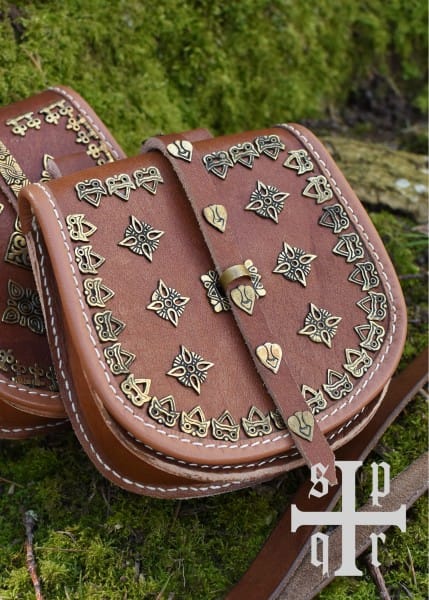 Bolso Tarsoly, bolso de cinturón de cuero vikingo - Espadas y Más