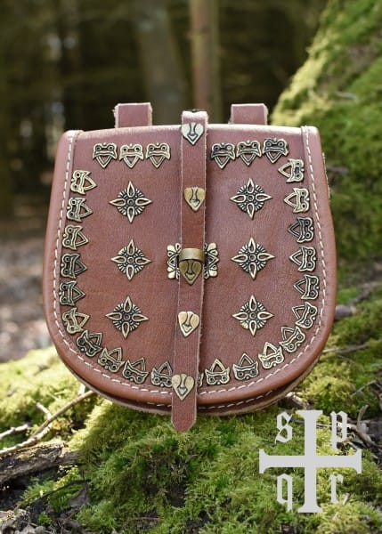 Bolso Tarsoly, bolso de cinturón de cuero vikingo - Espadas y Más