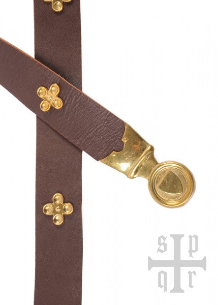 Cinturón medieval de cuero Otto von Orlamunde, varios colores 1664001820 - Espadas y Más