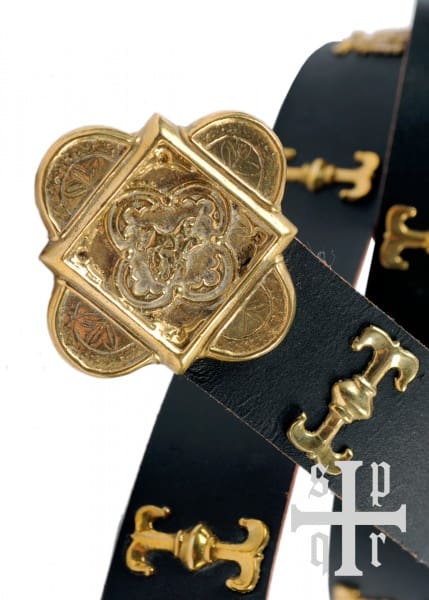 Cinturón de cuero medieval Saint George, varios colores 1664001830 - Espadas y Más