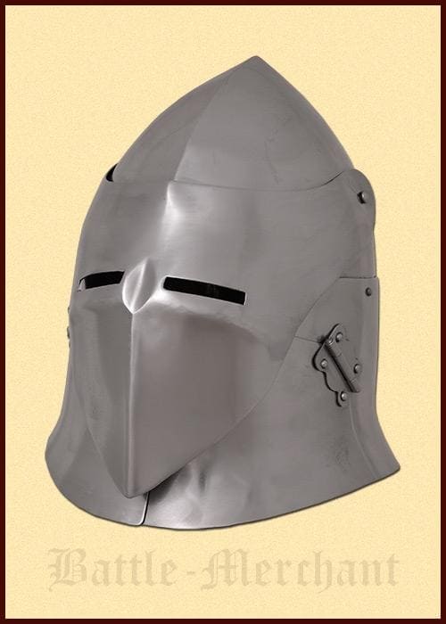 1716630100 Casco medieval con visera - Espadas y Más