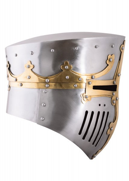 Casco cruzado, siglo XIII, acero de 1,6 mm 1716632716 - Espadas y Más