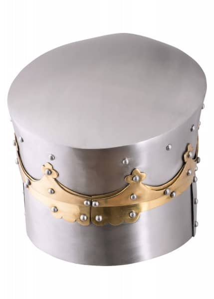 Casco cruzado, siglo XIII, acero de 1,6 mm 1716632716 - Espadas y Más