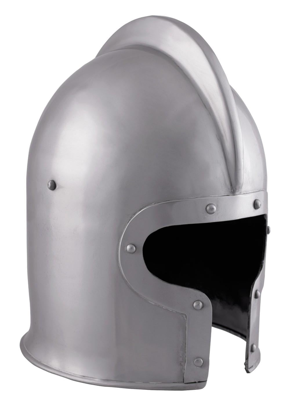 1716900900 Casco Barbuta, 1,6 mm de acero - Espadas y Más