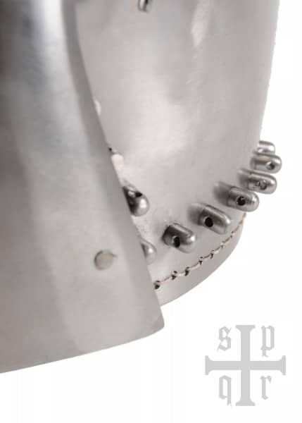 Casco medieval Hundsgugel, castillo de Churburg aprox.1395, acero de 1,8 mm 1764000077 - Espadas y Más