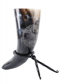 Imagen de Cuerno para beber con soporte Varios Modelos 1916191040 parte de nuestra colección en Espadas y más, sitio oficial.