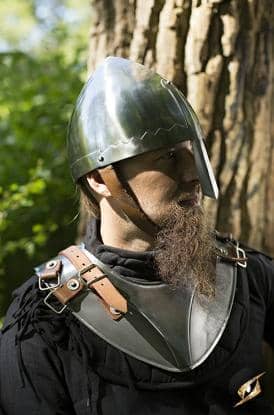200129CASCO FUNCIONAL NORMANDO O VIKINGO NASAL - Espadas y Más