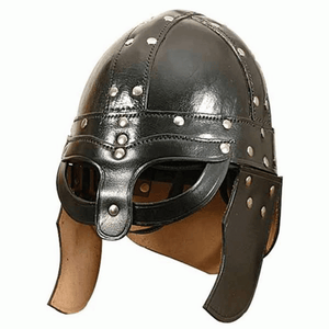 200494 Casco Vikingo - Cuero - Espadas y Más