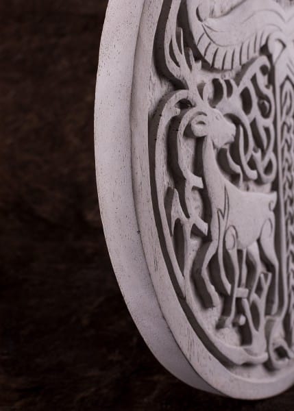 Irminsul, decoración de pared hecha de piedra fundida gris 2080990101 - Espadas y Más