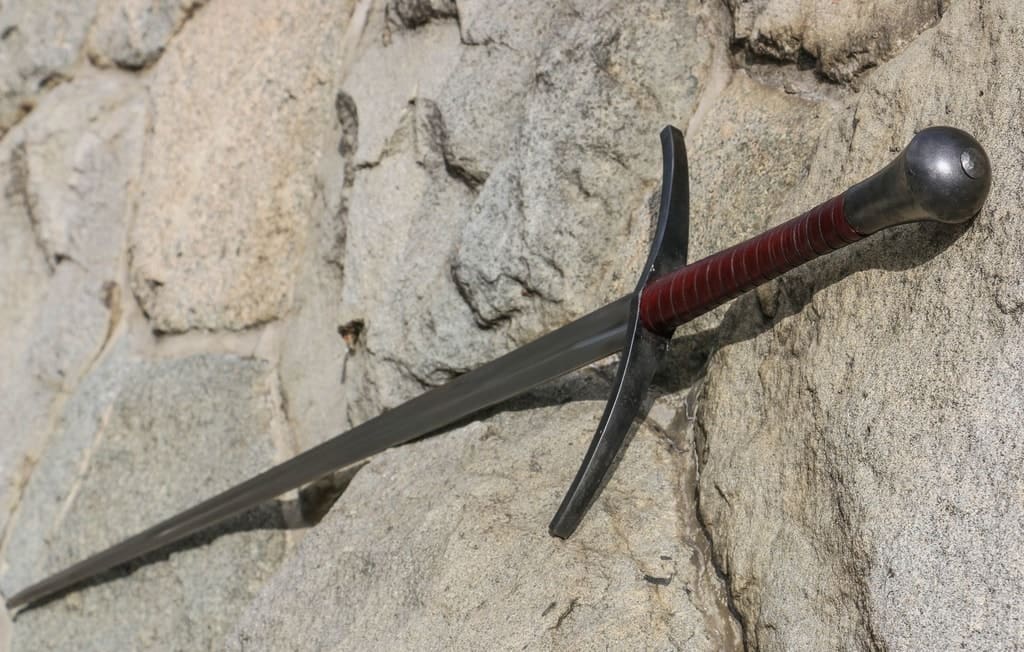 Espada medieval Ratimir de mano y media MSW221 - Espadas y Más