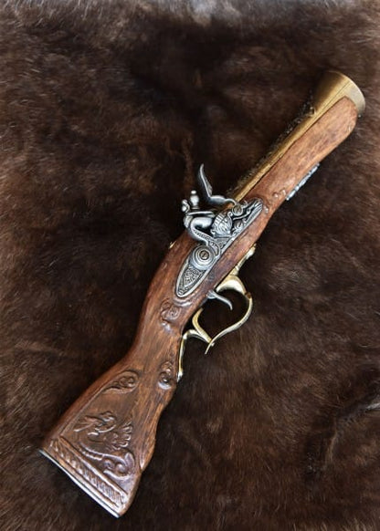 Replica Pistola de castillo de piedra Blunderbuss , siglo 18 2347106800 - Espadas y Más