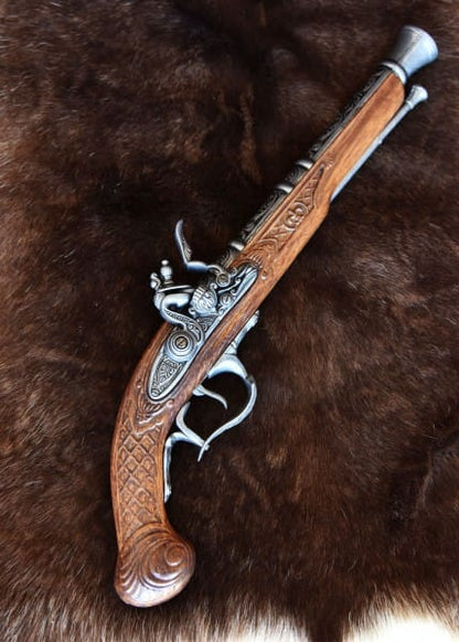 Pistola francesa Blunderbuss, Espingole, siglo 18, réplica 2347110501 - Espadas y Más