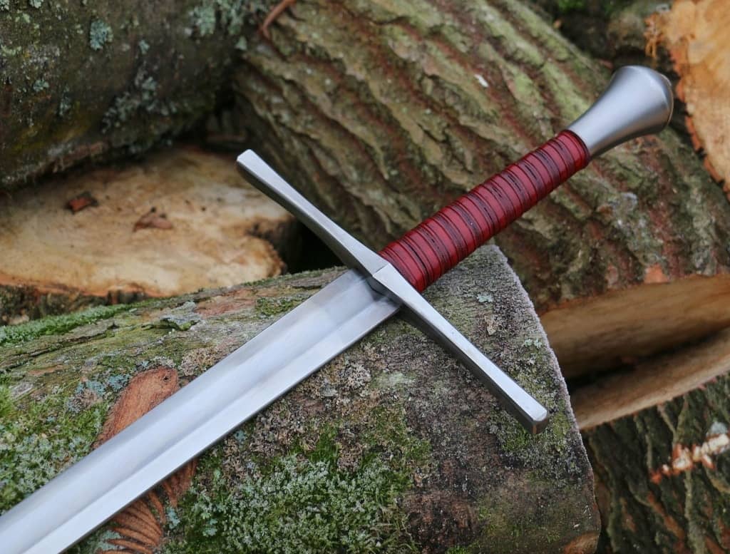 Espada medieval Gerburg de mano y media MSW201 - Espadas y Más