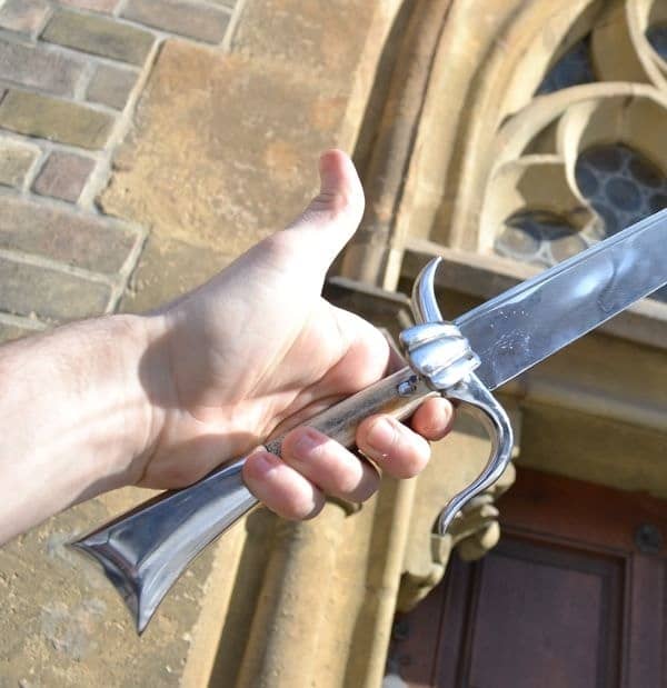 Espada Falchion medieval con mango de asta de ciervo OSW32 - Espadas y Más