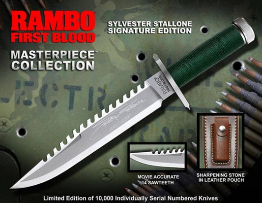 40471 Cuchillo de Rambo I Stallone Edition - Espadas y Más