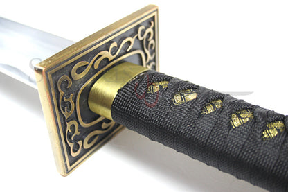 Imagen de Espada katana funcional de Scorpion o Hanzo Hasashi Mortal Kombat parte de nuestra colección en Espadas y más, sitio oficial.