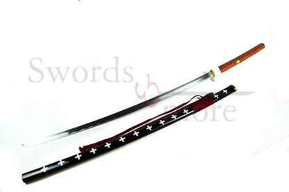 Espada katana Trafalgar Low One Piece Funcional damasco 135 cm 40581 - Espadas y Más