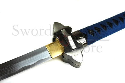 Imagen de Katana de Rin Okumura funcional afilada Acero de Damasco Blue Exorcist 40587 parte de nuestra colección en Espadas y más, sitio oficial.