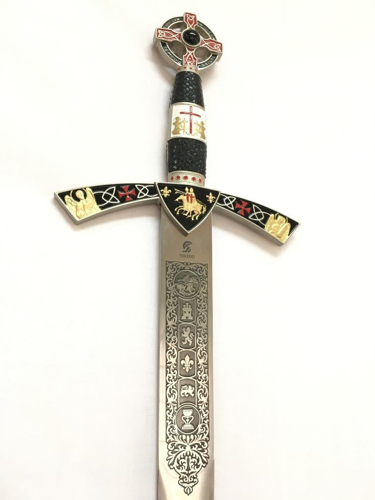 4112 Espada templaria decorada - Espadas y Más