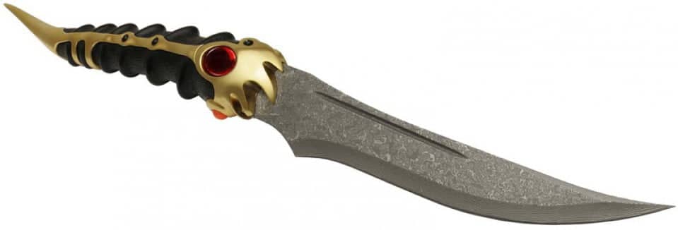 Daga de Arya Stark Catspaw OFICIAL acero de damasco Valyrian Steel 41513 - Espadas y Más