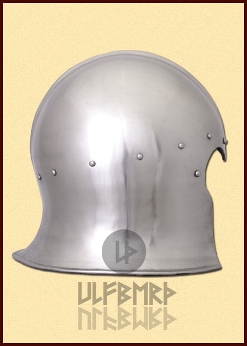 ULF-HM-26 Casco gales barbuta, 2 mm de acero - Espadas y Más