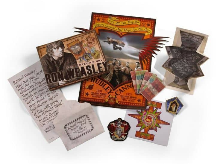 Caja de recuerdos de Ron Harry Potter NN7432 - Espadas y Más