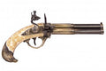 5306 PISTOLA DE 3 CAÑONES GIRATORIOS, FRANCIA S. XVIII - Espadas y Más
