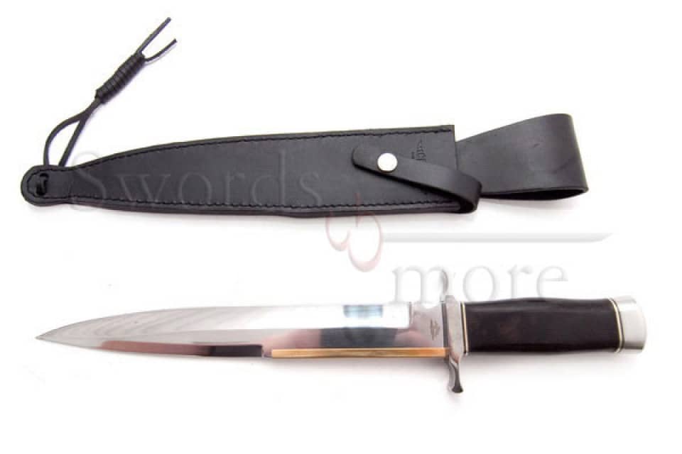 Cuchillo palillo Hibben Old West con vaina de Los Mercenarios 82037 - Espadas y Más