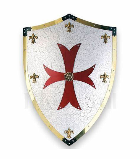 858 Escudo de los Cruzados - Espadas y Más