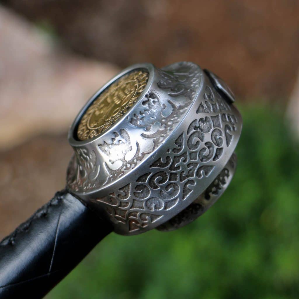 Dum Spiro Spero One Hand Engraved Full Tang Sword MSW264