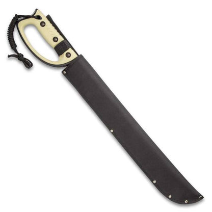 CUCHILLO MACHETE USMC SEMPER FI SAWBACK CON FUNDA UC3191 - Espadas y Más